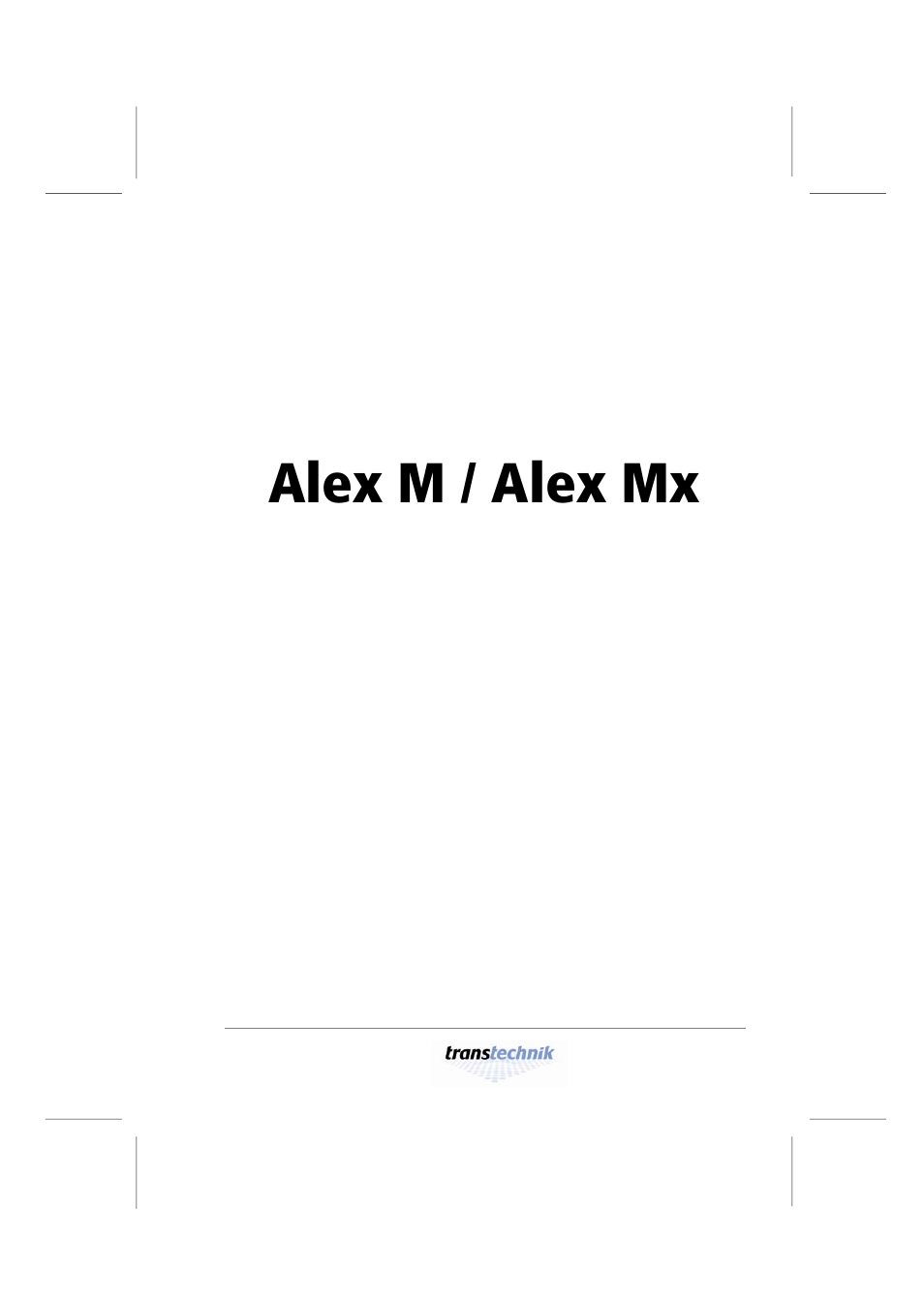 Alex m / alex mx, Operating manual | ETC Alex M Alex MX User Manual | Page 3 / 66