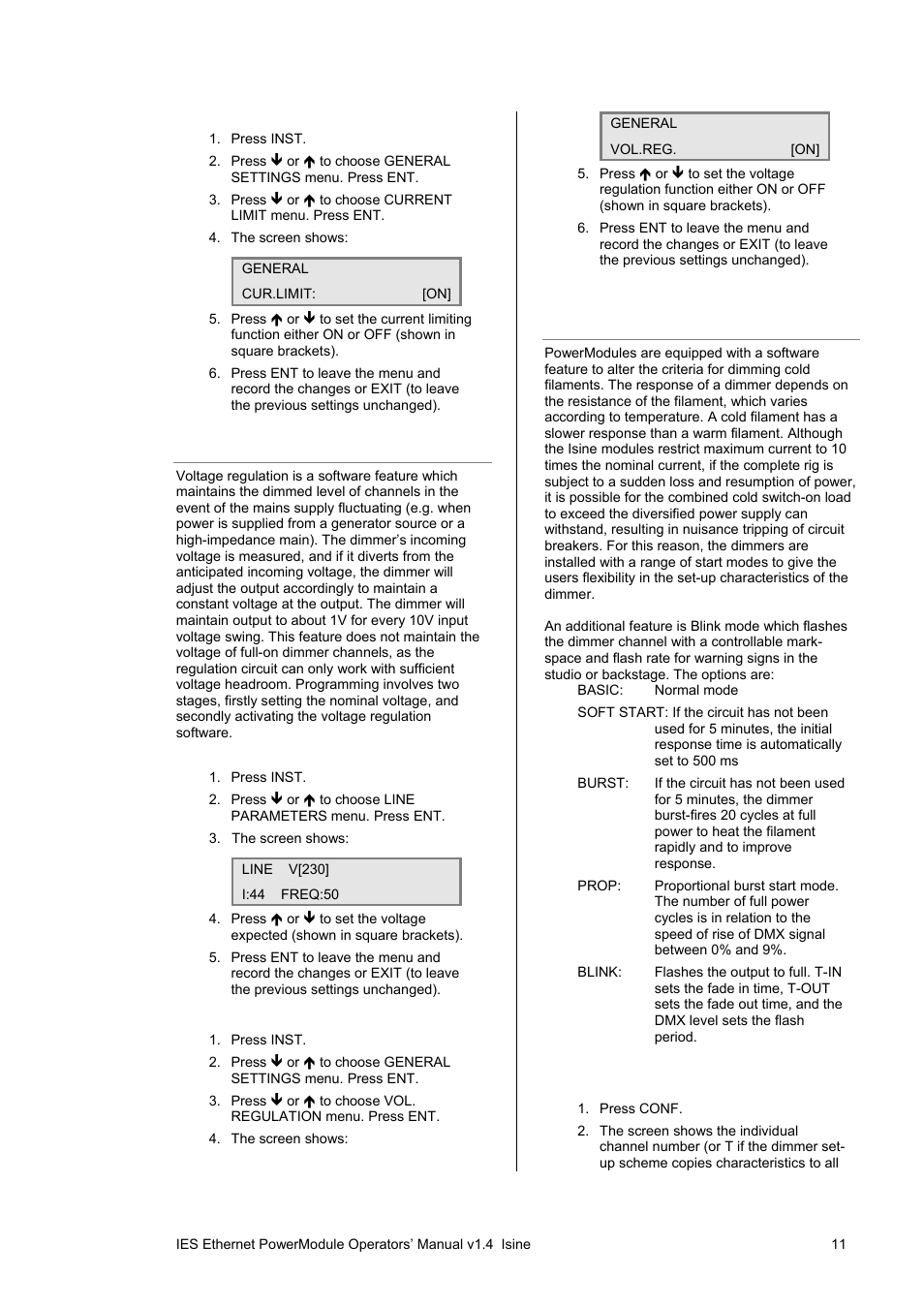 ETC SineWave Power Module (Ethernet) User Manual | Page 11 / 20