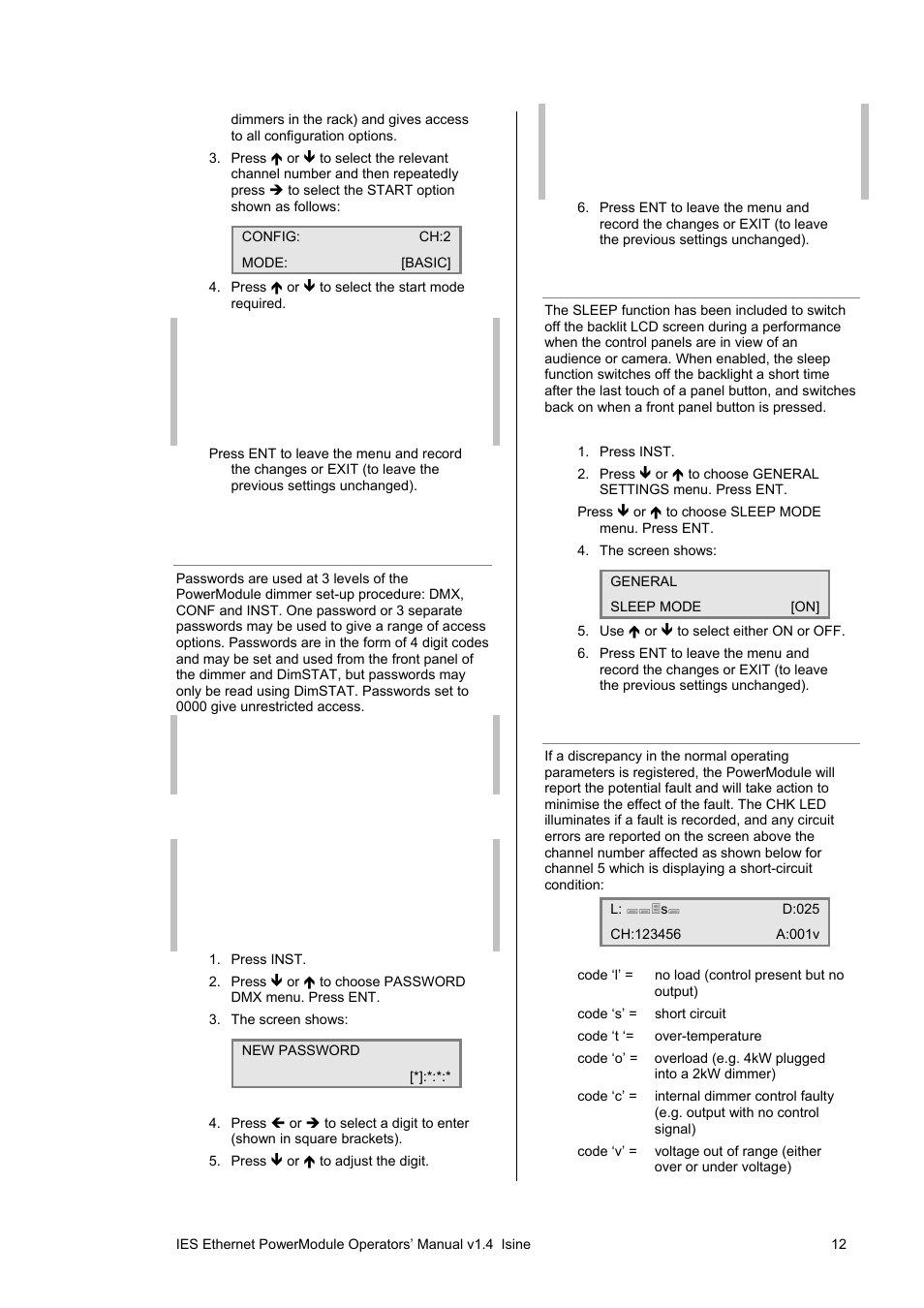 ETC SineWave Power Module (Ethernet) User Manual | Page 12 / 20
