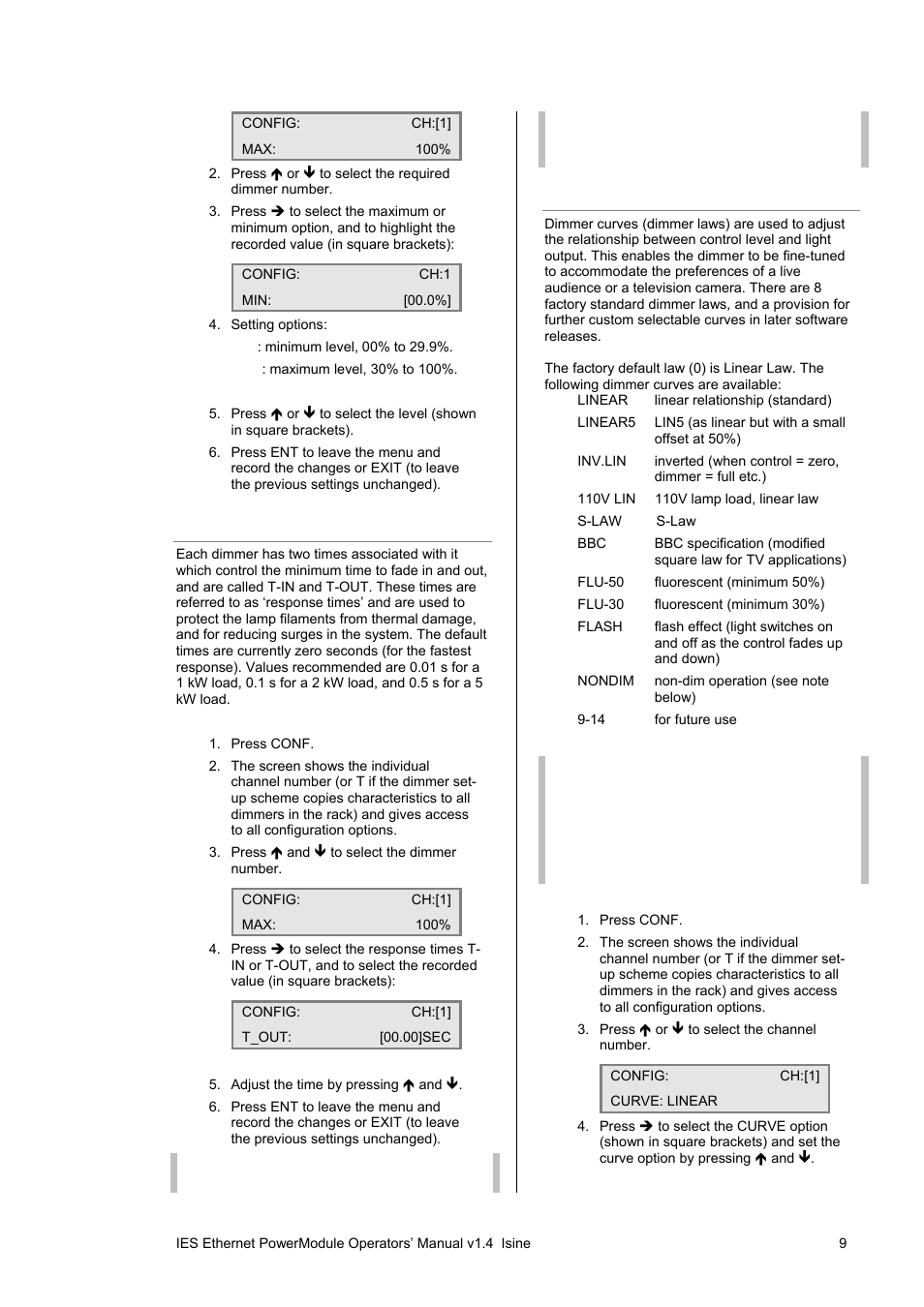 ETC SineWave Power Module (Ethernet) User Manual | Page 9 / 20