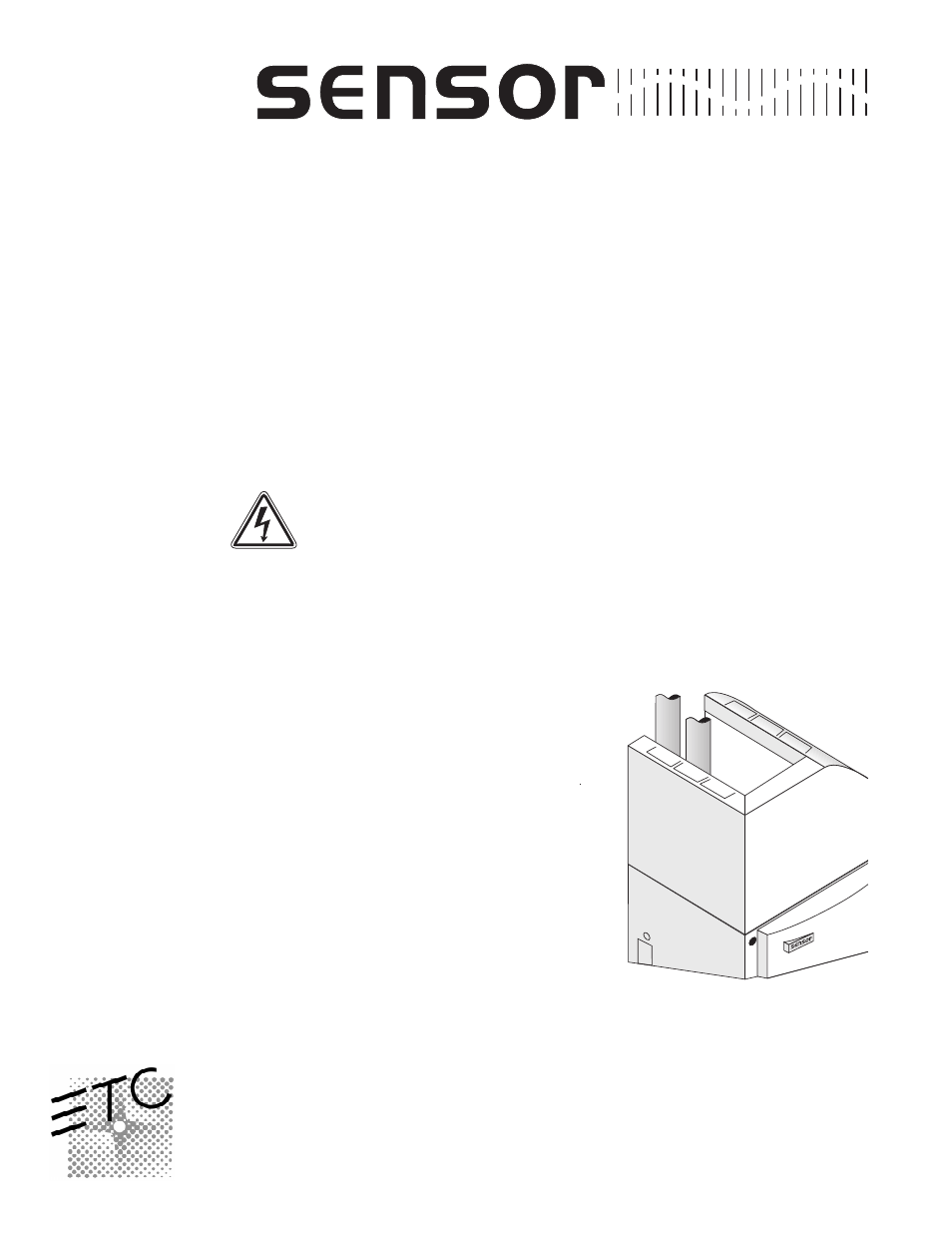 ETC Sensor SR6-12 Sssh User Manual | 2 pages