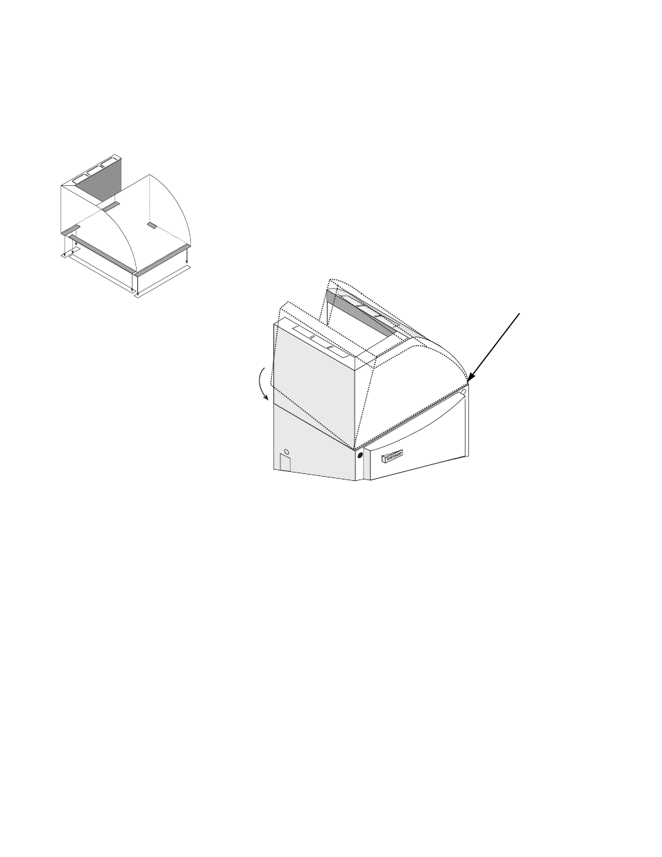 Installing the hood, Figure 2 : exposing the adhesive, Figure 3 : installing the hood | ETC Sensor SR6-12 Sssh User Manual | Page 2 / 2