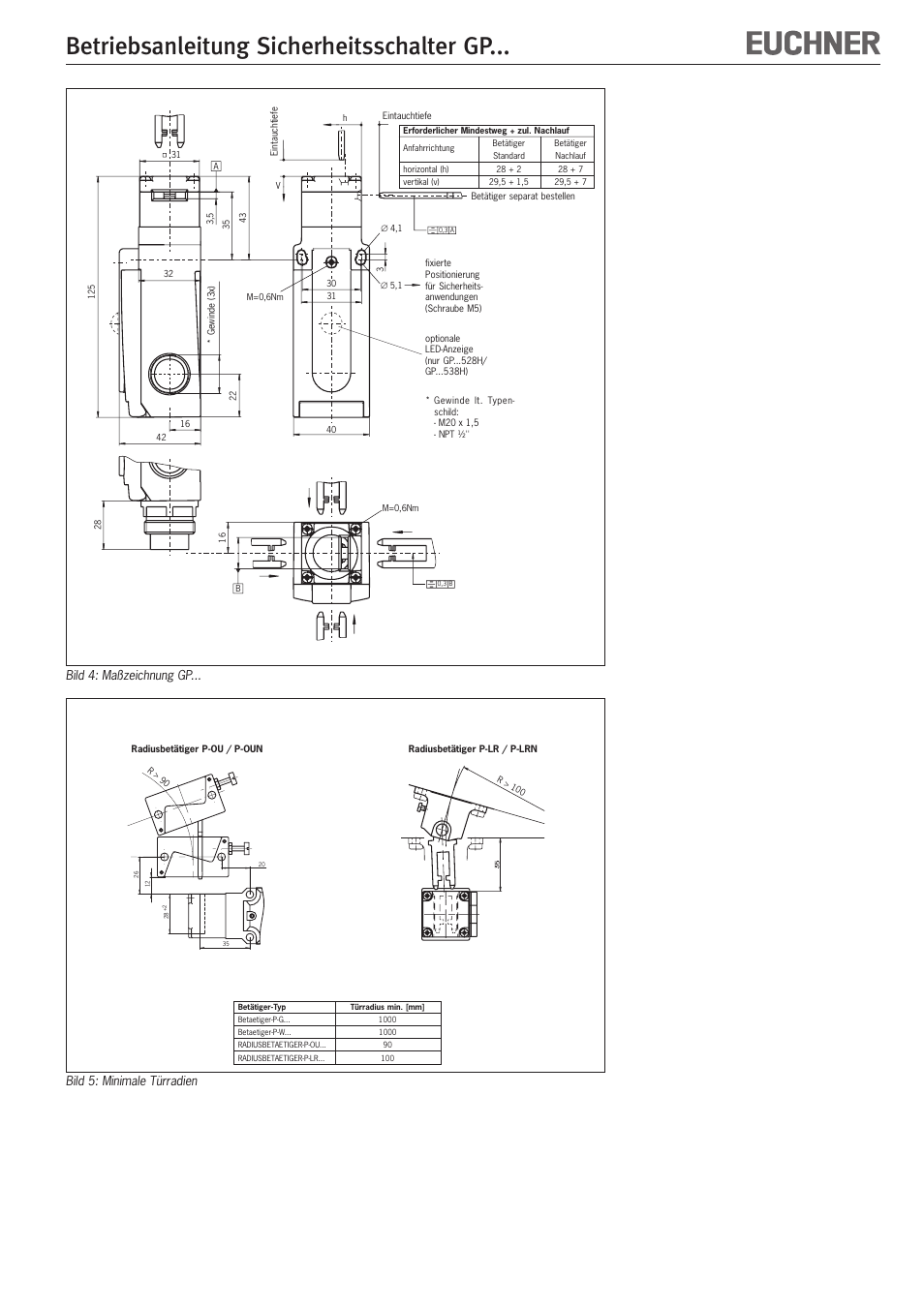 Betriebsanleitung sicherheitsschalter gp | EUCHNER GPxxx User Manual | Page 3 / 12