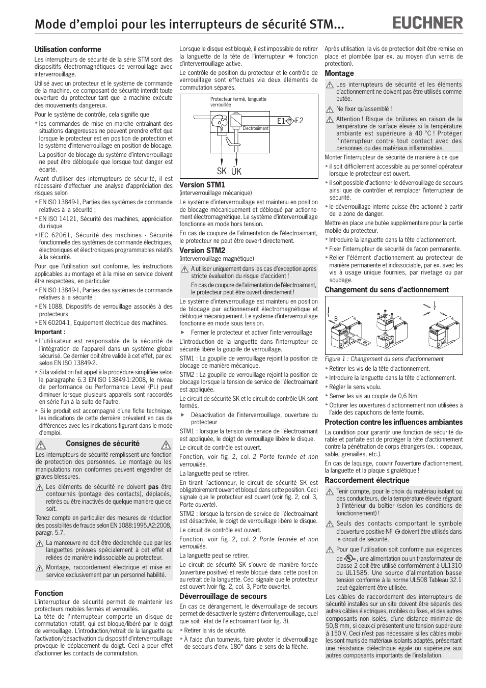 Sk ük | EUCHNER STMxxx User Manual | Page 7 / 12