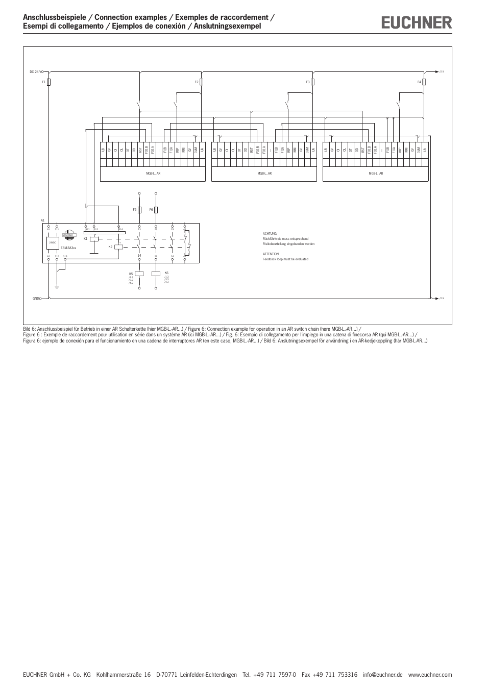 EUCHNER MGB-AP User Manual | Page 14 / 14