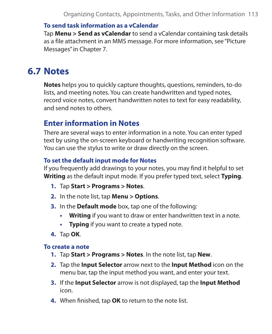 7 notes | ArcSoft Wing HERA110 User Manual | Page 113 / 258