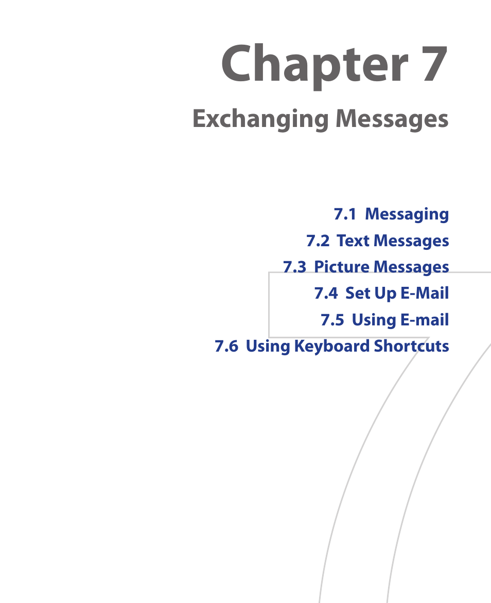 Chapter 7, Exchanging messages | ArcSoft Wing HERA110 User Manual | Page 119 / 258