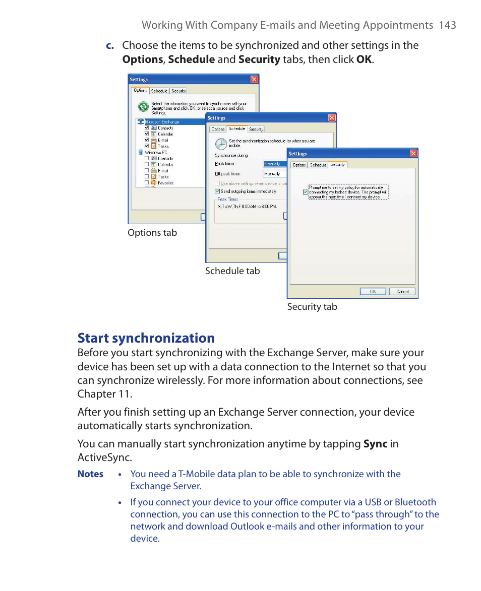 Start synchronization | ArcSoft Wing HERA110 User Manual | Page 143 / 258
