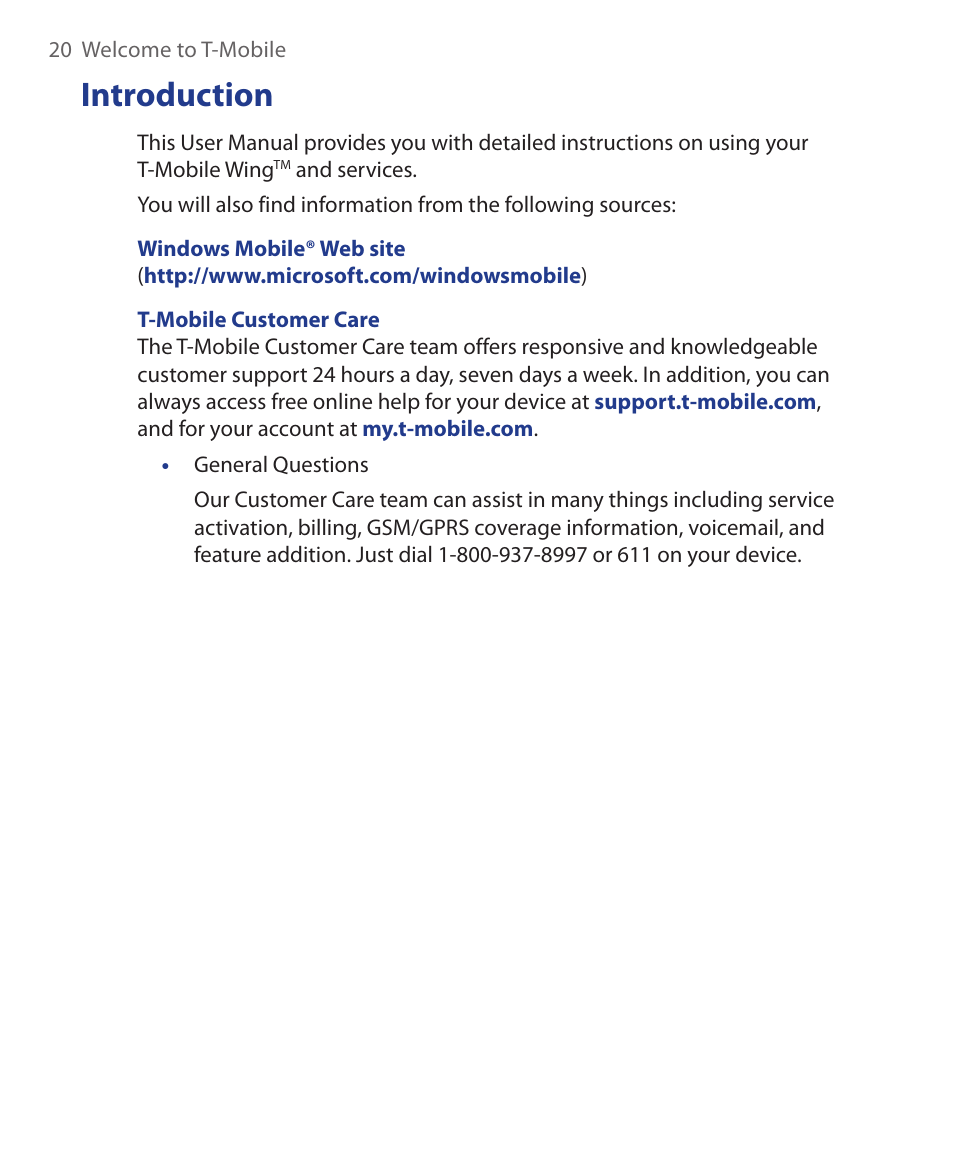 Introduction | ArcSoft Wing HERA110 User Manual | Page 20 / 258