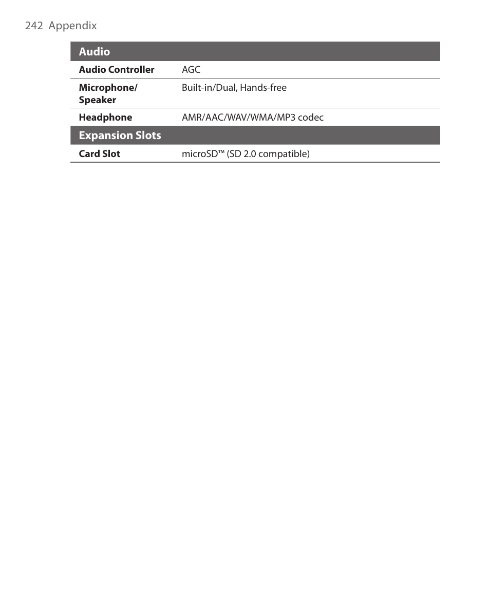 ArcSoft Wing HERA110 User Manual | Page 242 / 258