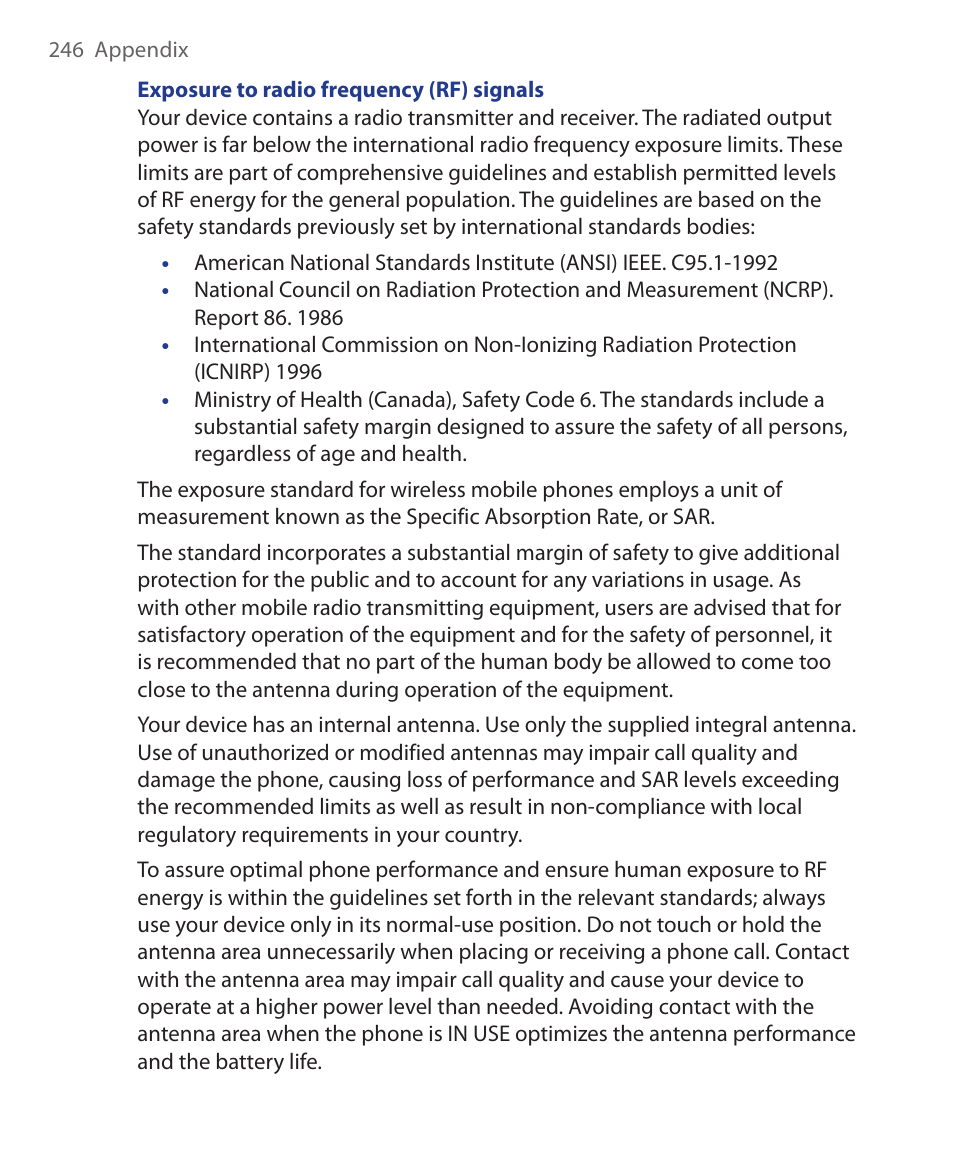 ArcSoft Wing HERA110 User Manual | Page 246 / 258