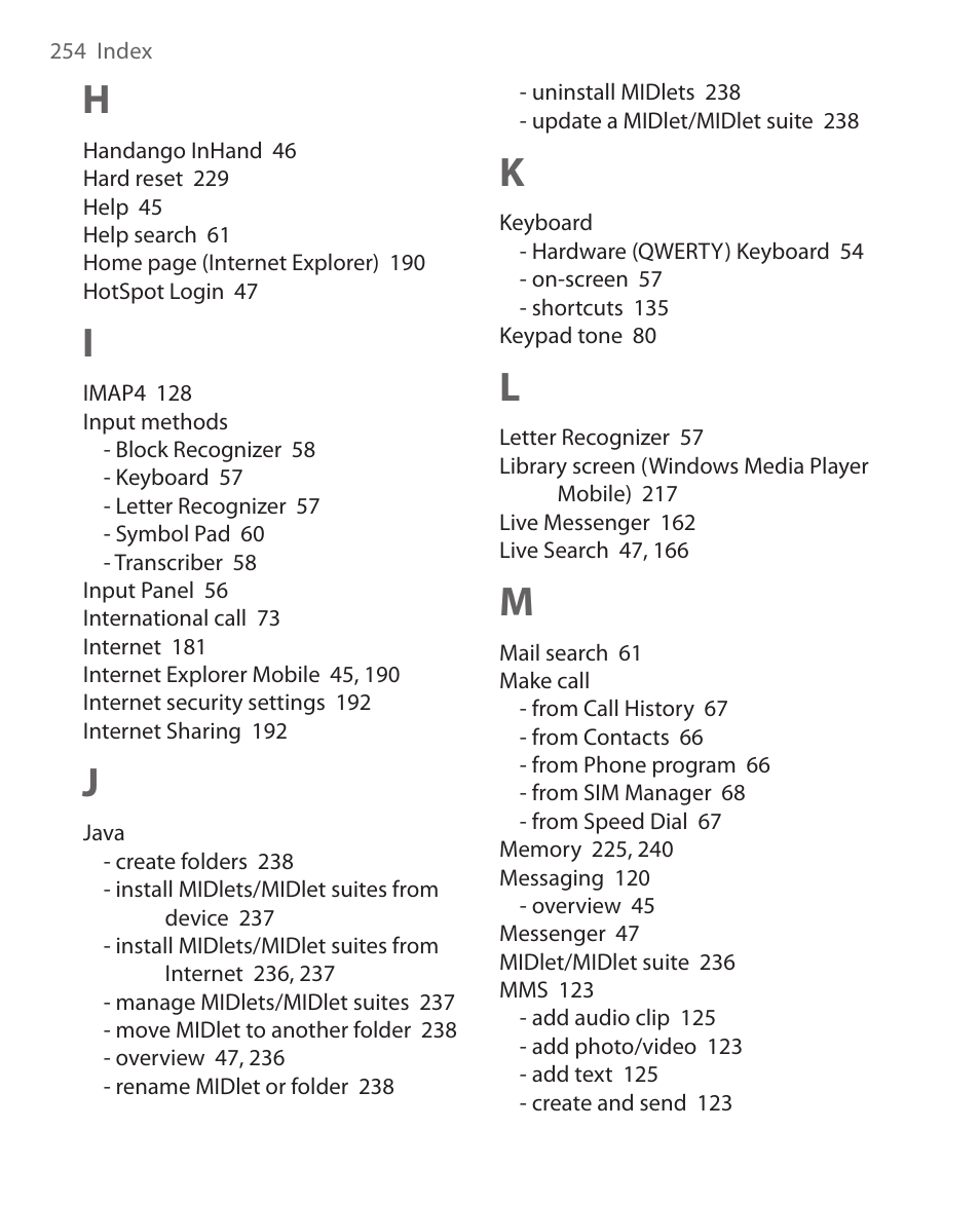 ArcSoft Wing HERA110 User Manual | Page 254 / 258