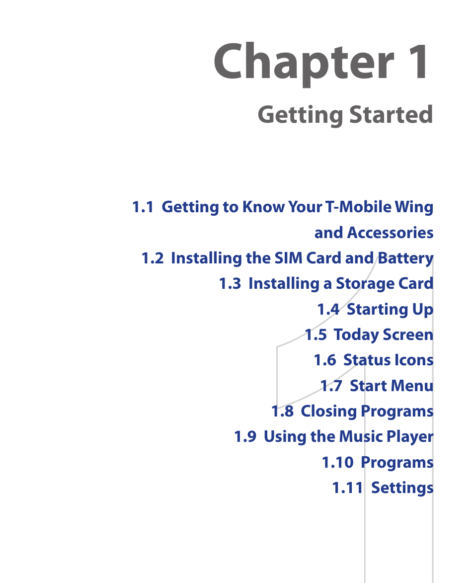 Chapter 1, Getting started | ArcSoft Wing HERA110 User Manual | Page 27 / 258