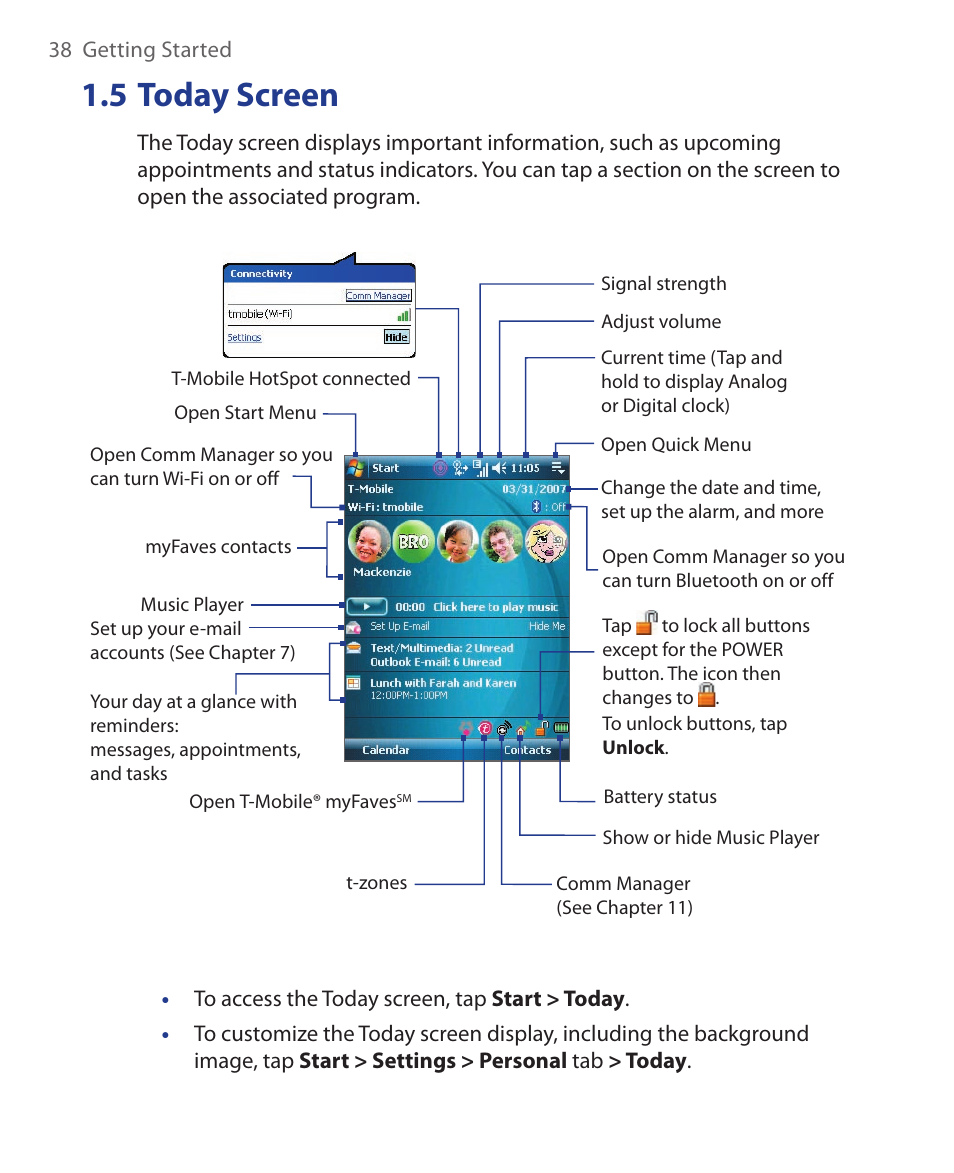 5 today screen | ArcSoft Wing HERA110 User Manual | Page 38 / 258