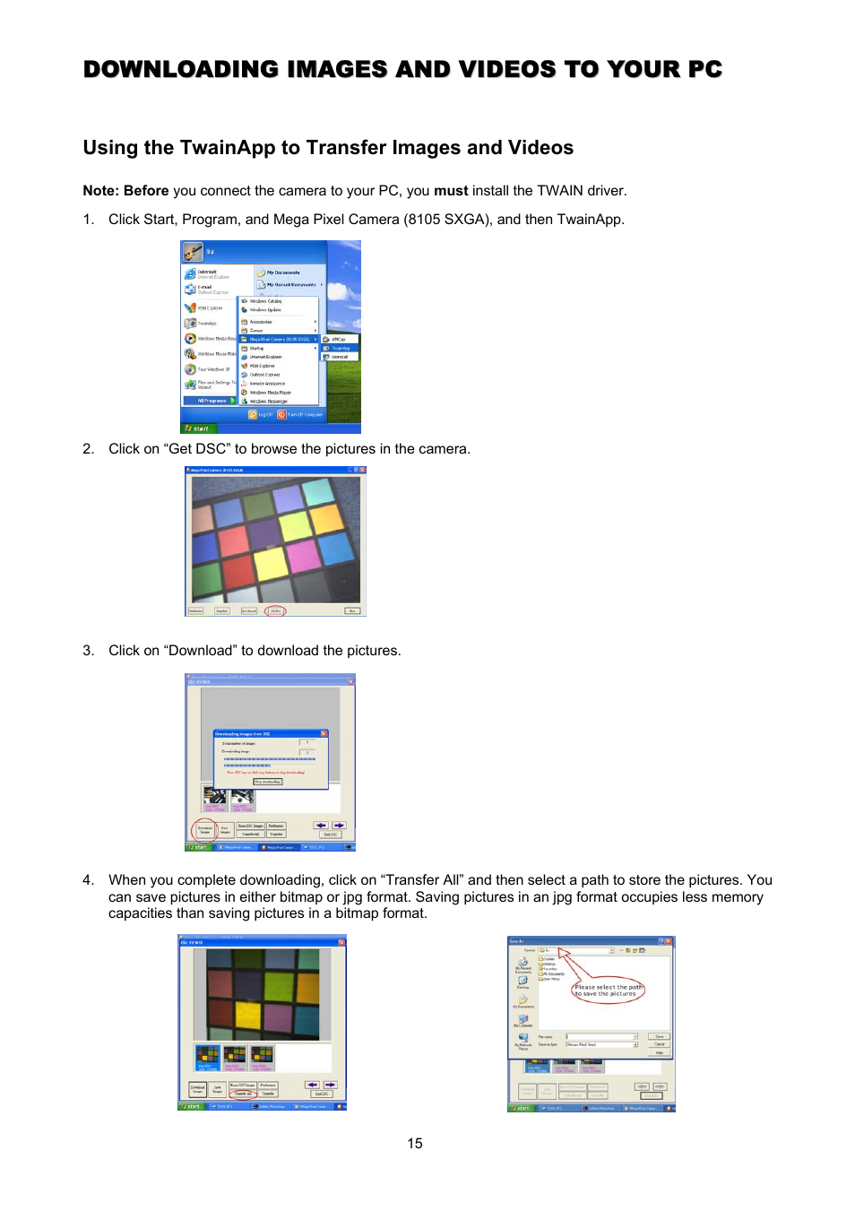 ArcSoft Go Vision 3-in-1 Mini Camera User Manual | Page 15 / 22