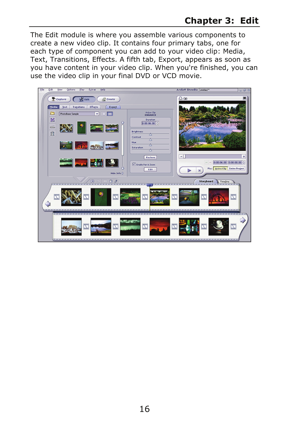 ArcSoft SHOWBIZ 2 User Manual | Page 20 / 99