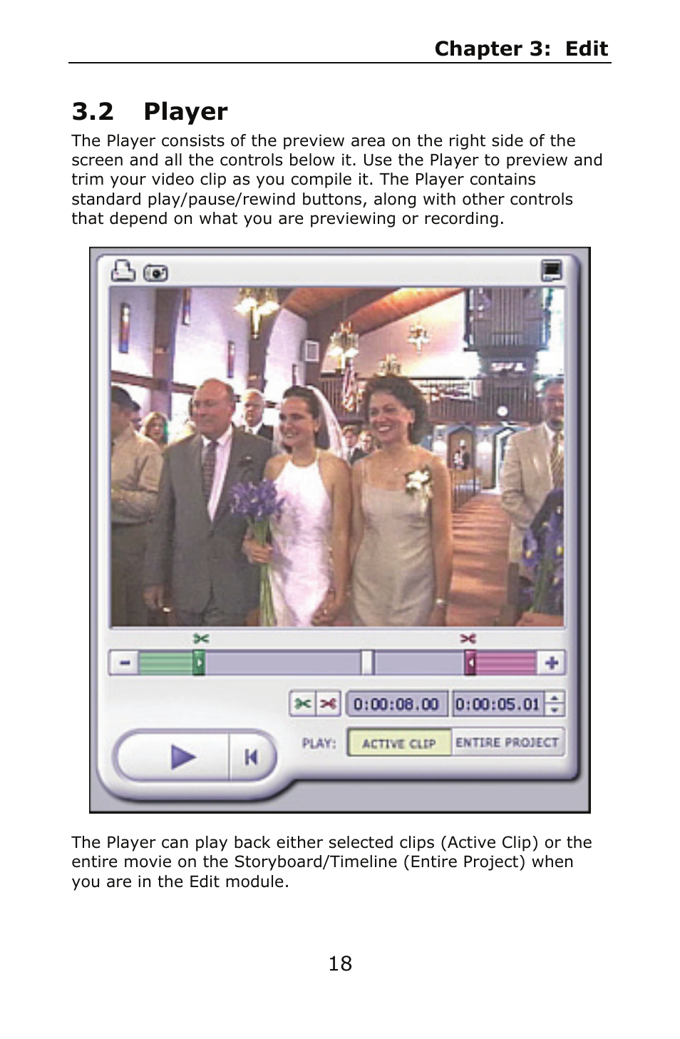 2 player | ArcSoft SHOWBIZ 2 User Manual | Page 22 / 99