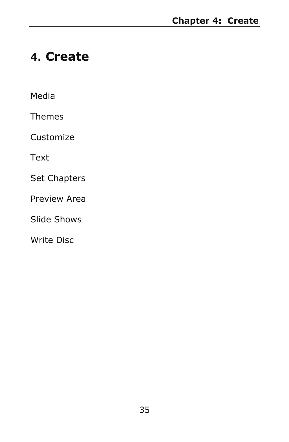 Create | ArcSoft SHOWBIZ 2 User Manual | Page 39 / 99