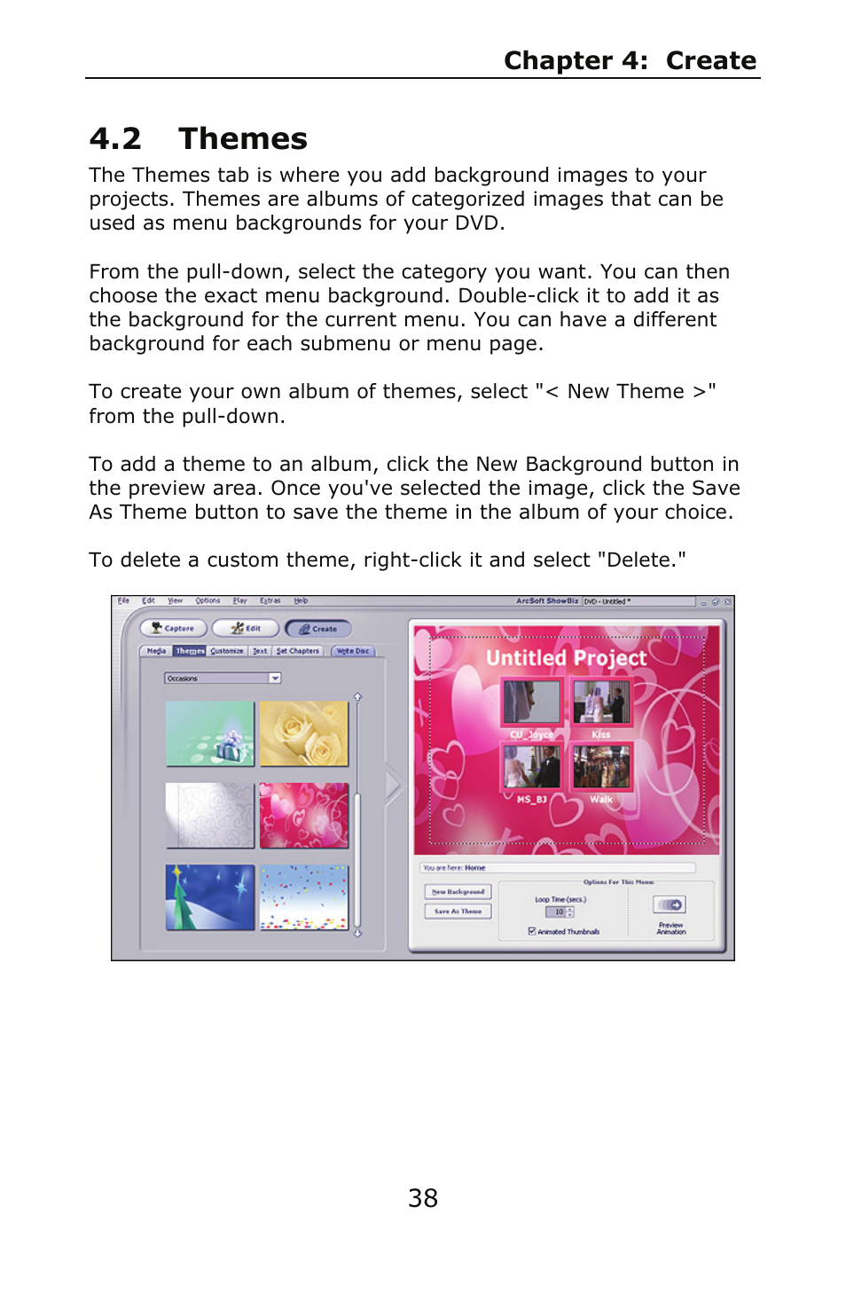 2 themes | ArcSoft SHOWBIZ 2 User Manual | Page 42 / 99