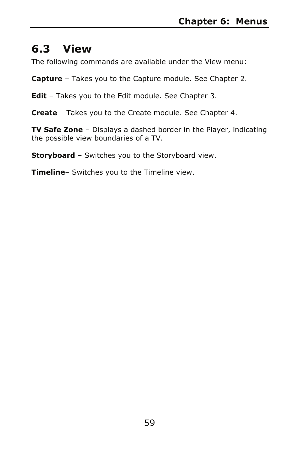 3 view | ArcSoft SHOWBIZ 2 User Manual | Page 63 / 99