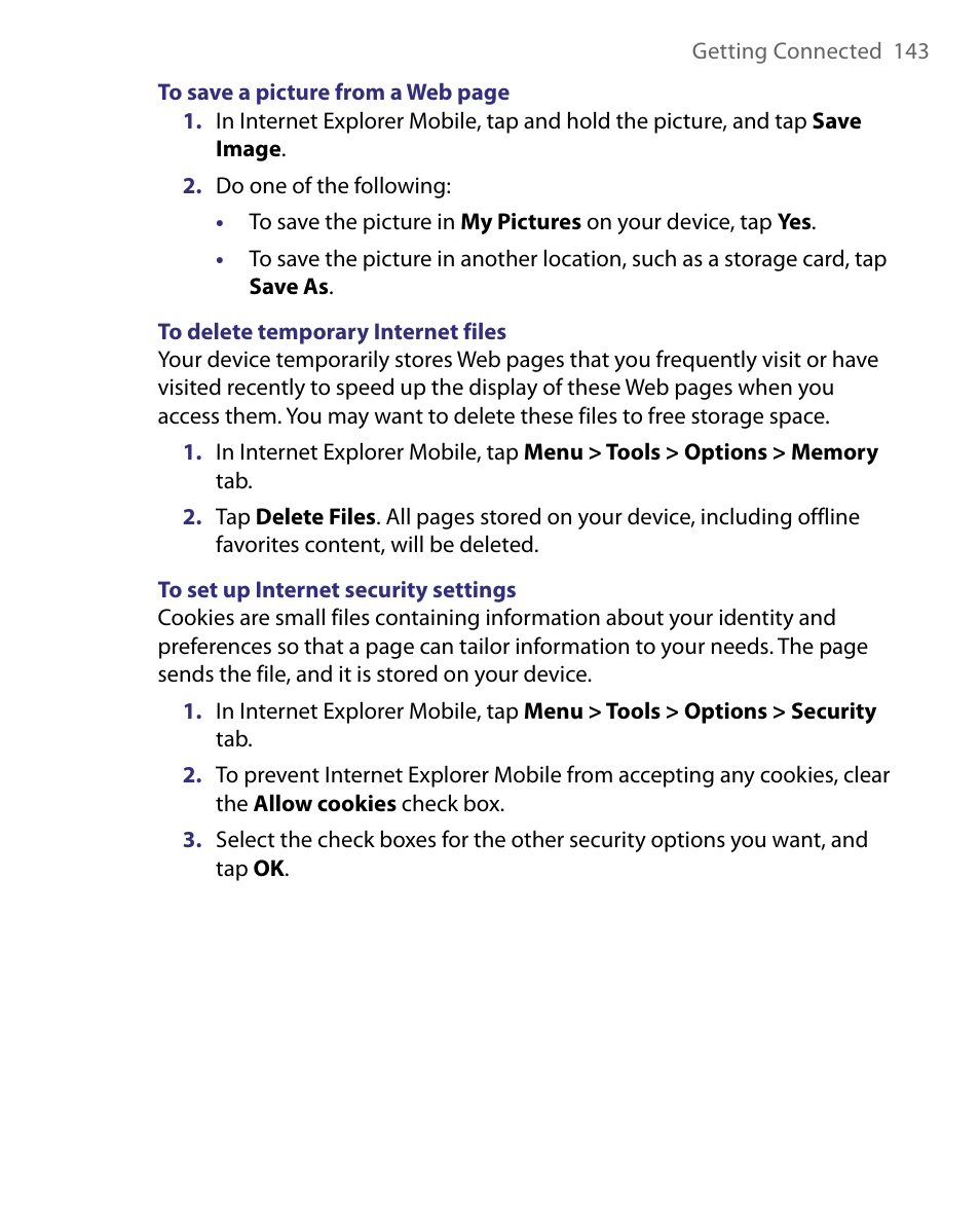 ArcSoft PDA Phone User Manual | Page 143 / 250