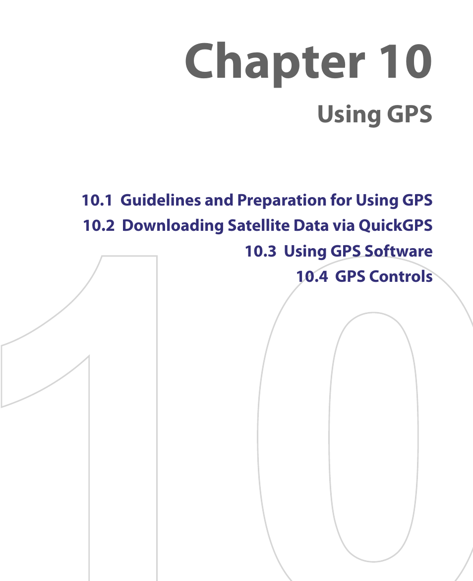 Chapter 10 using gps, Chapter 10 | ArcSoft PDA Phone User Manual | Page 157 / 250