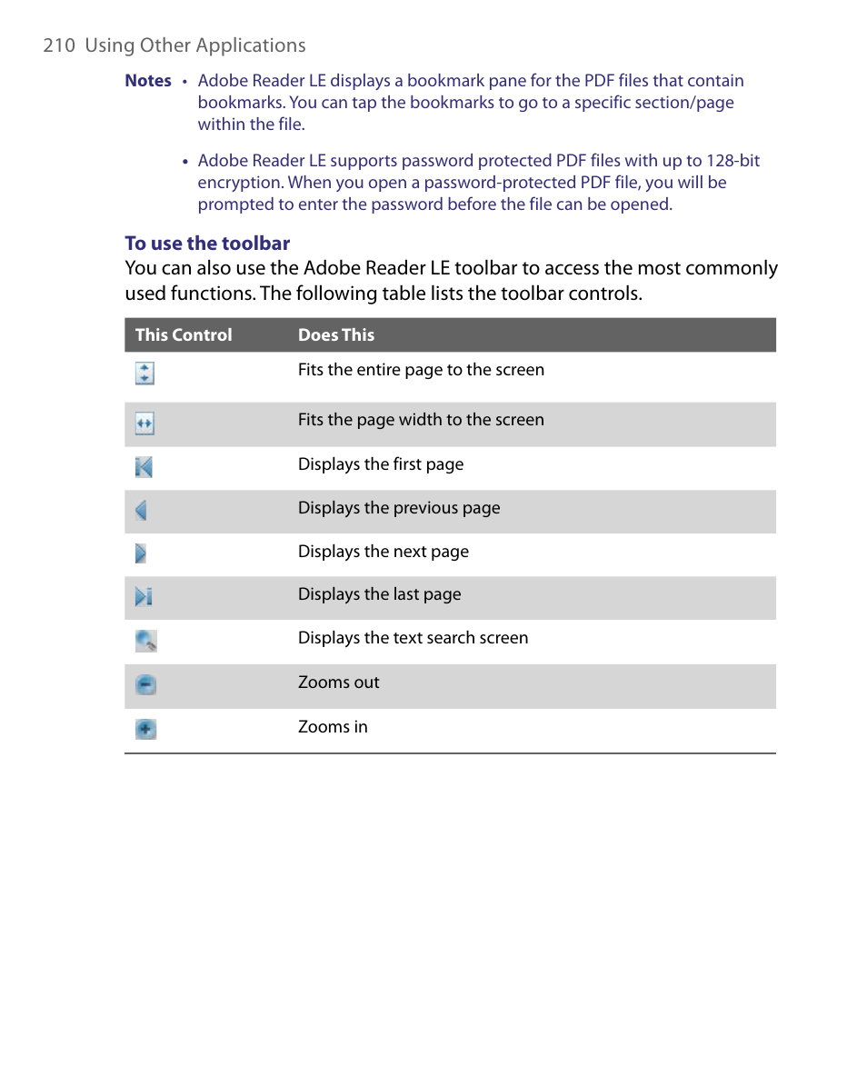ArcSoft PDA Phone User Manual | Page 210 / 250