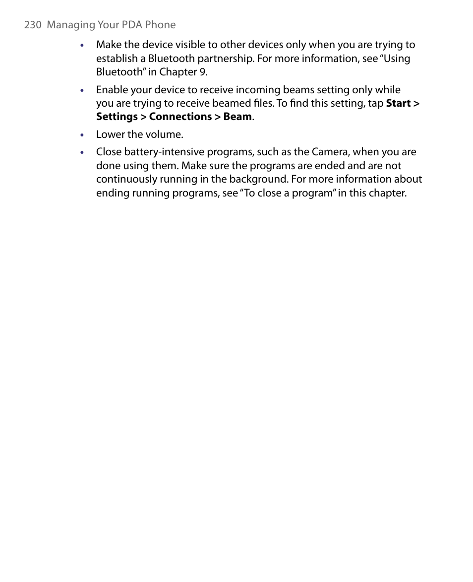 ArcSoft PDA Phone User Manual | Page 230 / 250