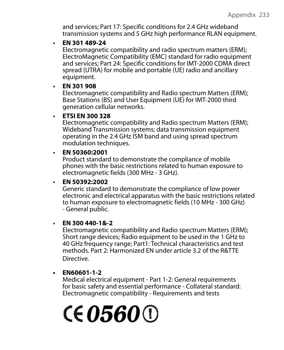 ArcSoft PDA Phone User Manual | Page 233 / 250
