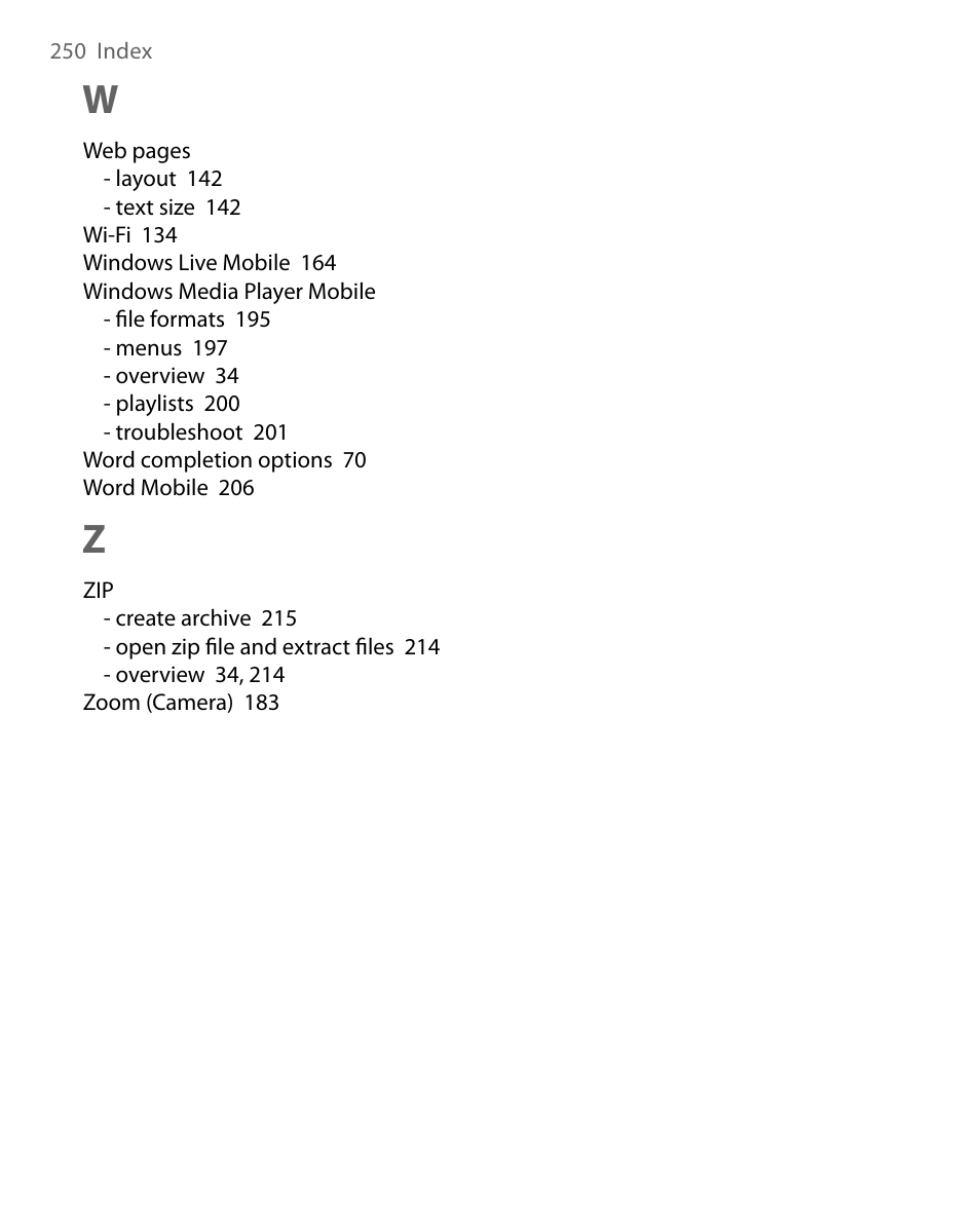 ArcSoft PDA Phone User Manual | Page 250 / 250