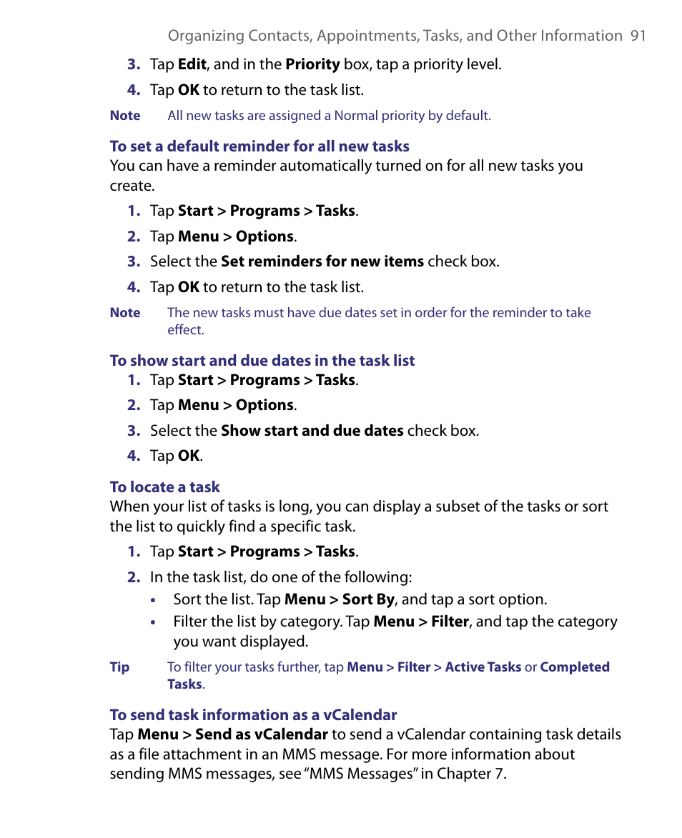 ArcSoft PDA Phone User Manual | Page 91 / 250