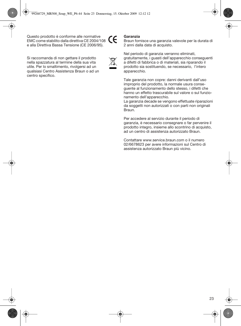 Braun MR 500 Soup User Manual | Page 22 / 40