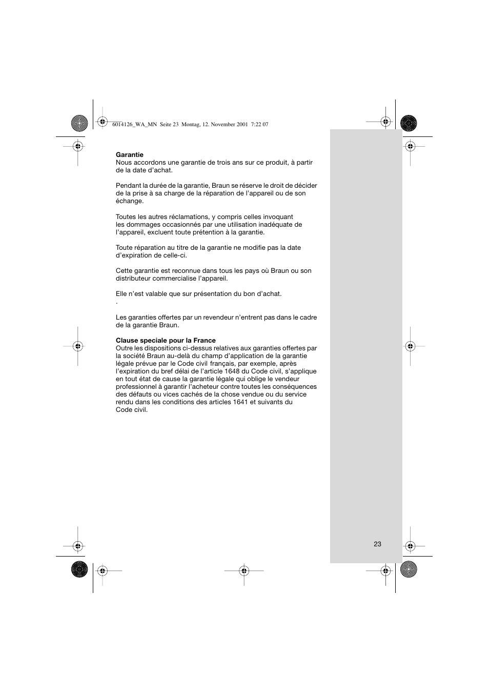 Braun ThermoScan Pro3000 User Manual | Page 23 / 63