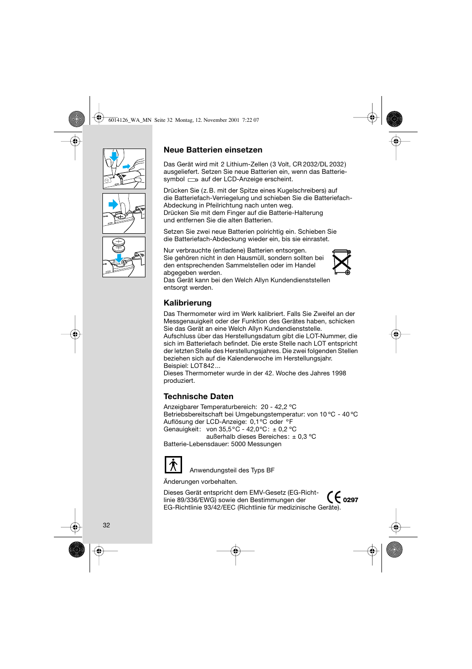 Braun ThermoScan Pro3000 User Manual | Page 32 / 63
