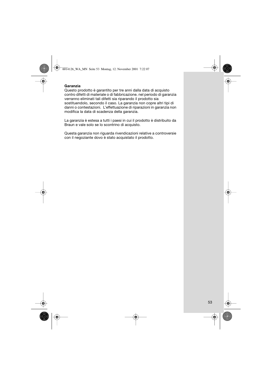 Braun ThermoScan Pro3000 User Manual | Page 53 / 63