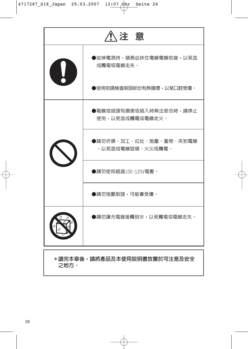 Braun S18 525 2 User Manual | Page 26 / 40