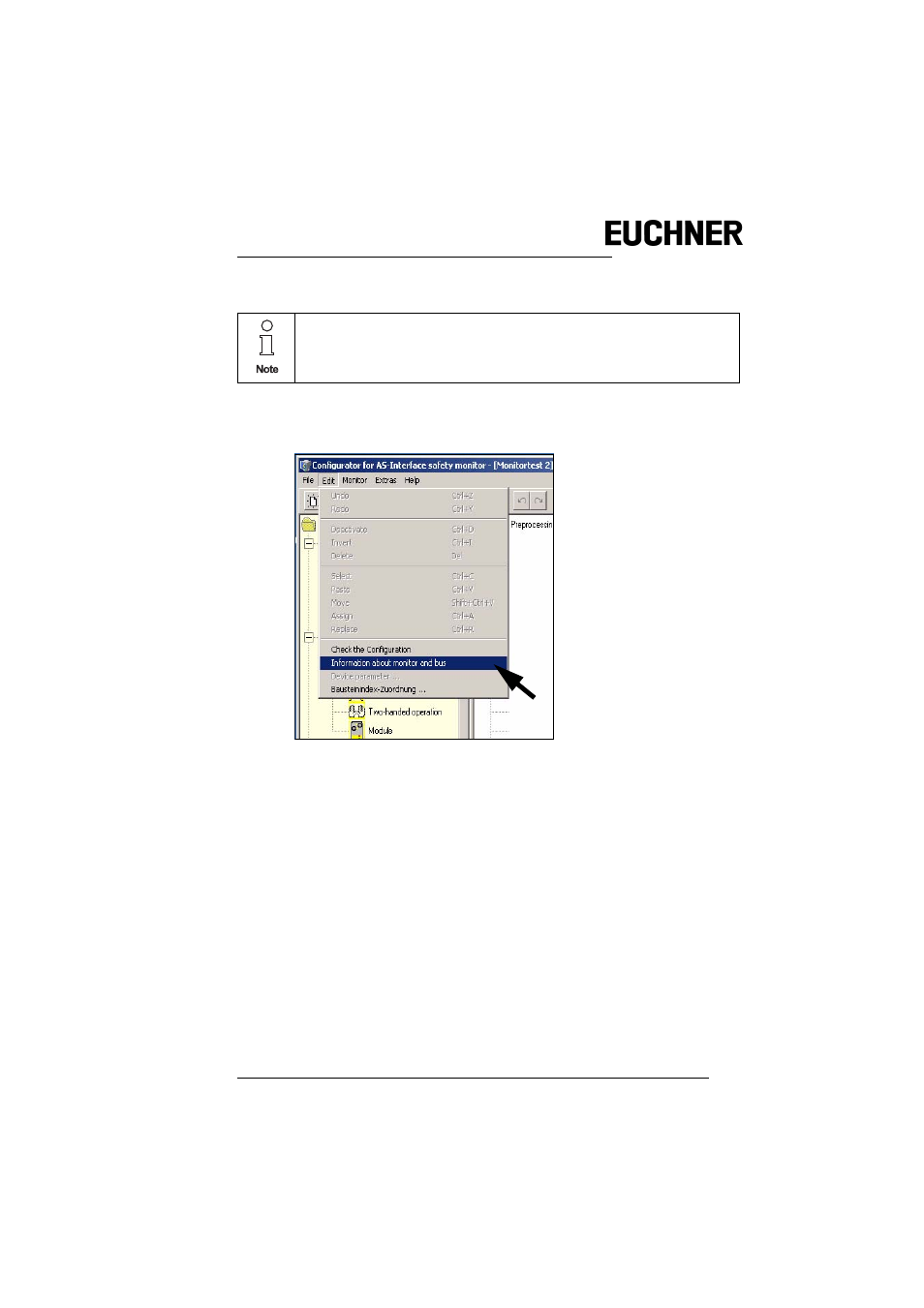 3 setting of the as-i diagnosis, Setting of the as-i diagnosis | EUCHNER AS-i 3.0 Command Interface User Manual | Page 65 / 98