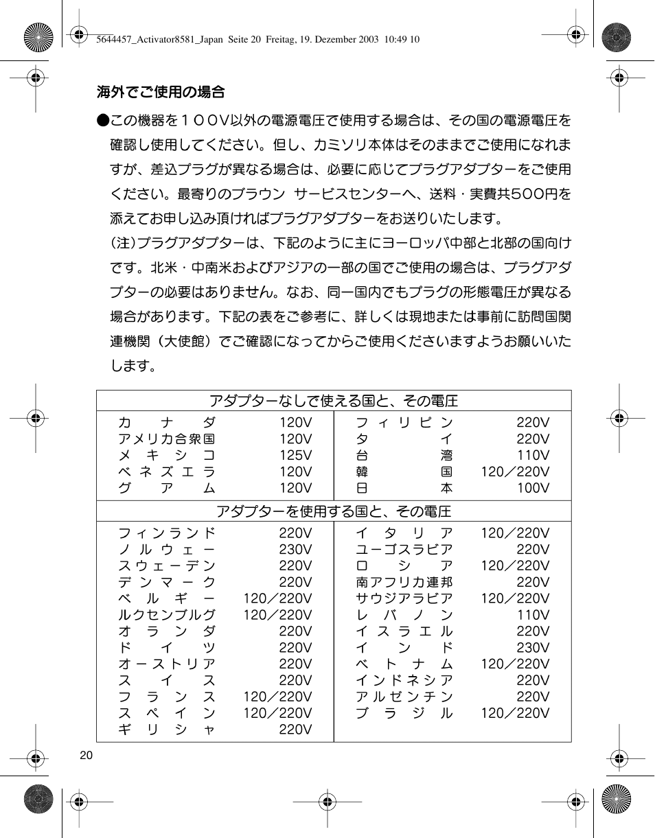 Braun 8581 User Manual | Page 20 / 32