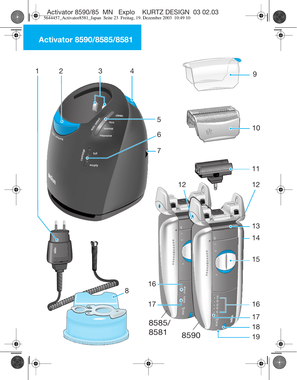 Braun 8581 User Manual | Page 23 / 32