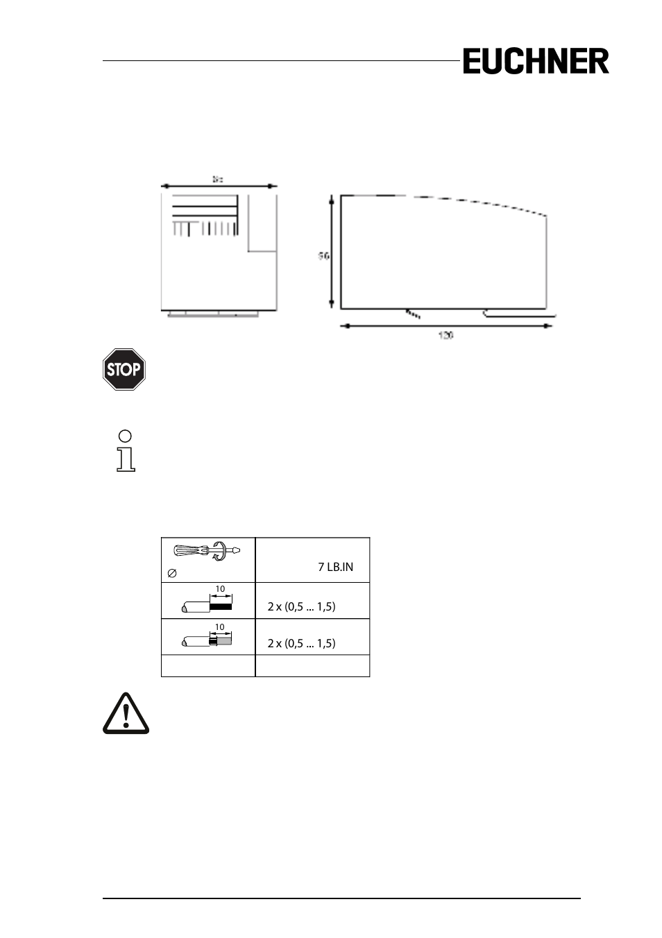 Installation, 1 dimensions, 2 connections | Dimensions, Connections | EUCHNER AS-i Safety Monitor for 2 AS-i circuits User Manual | Page 19 / 103