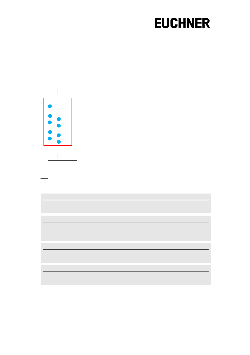 2 led indicators safety unit in 103303, Led indicators safety unit in 103303, K1, k2 | K3, k4, As-i safety monitor for 2 as-i circuits | EUCHNER AS-i Safety Monitor for 2 AS-i circuits User Manual | Page 36 / 103