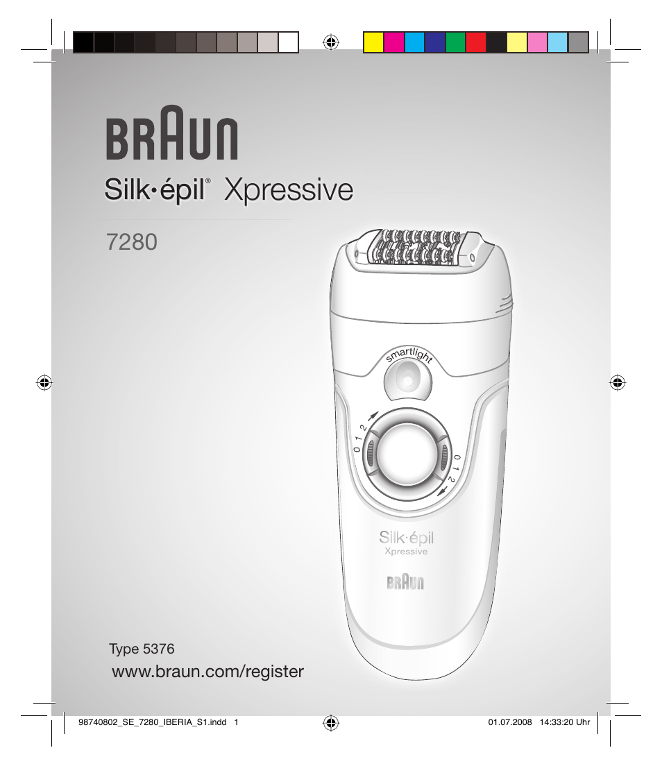 Braun 7280 User Manual | 34 pages