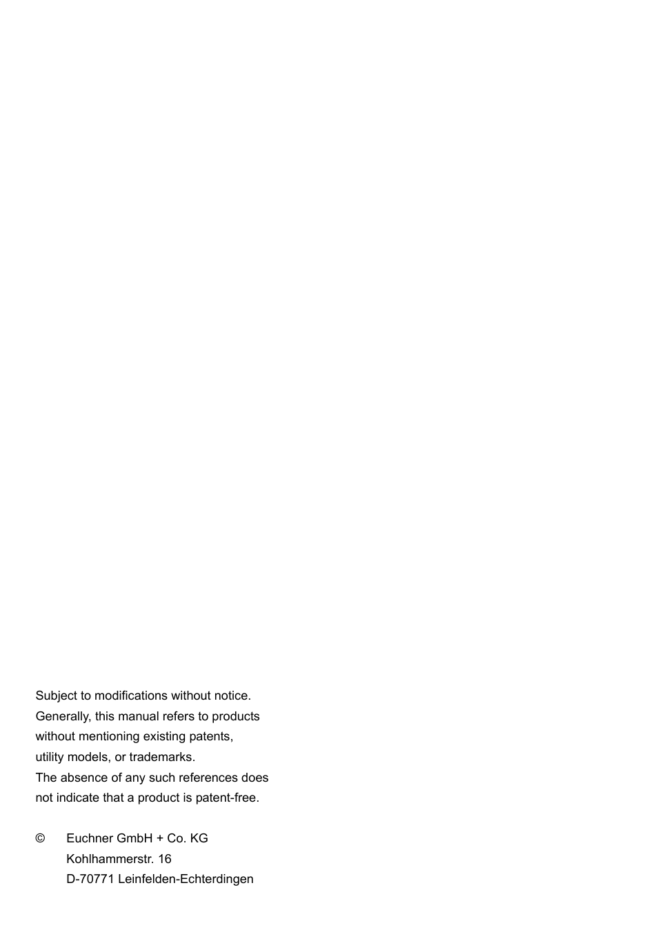 EUCHNER AS-i Safety Output Relay with four standard inputs User Manual | Page 2 / 28