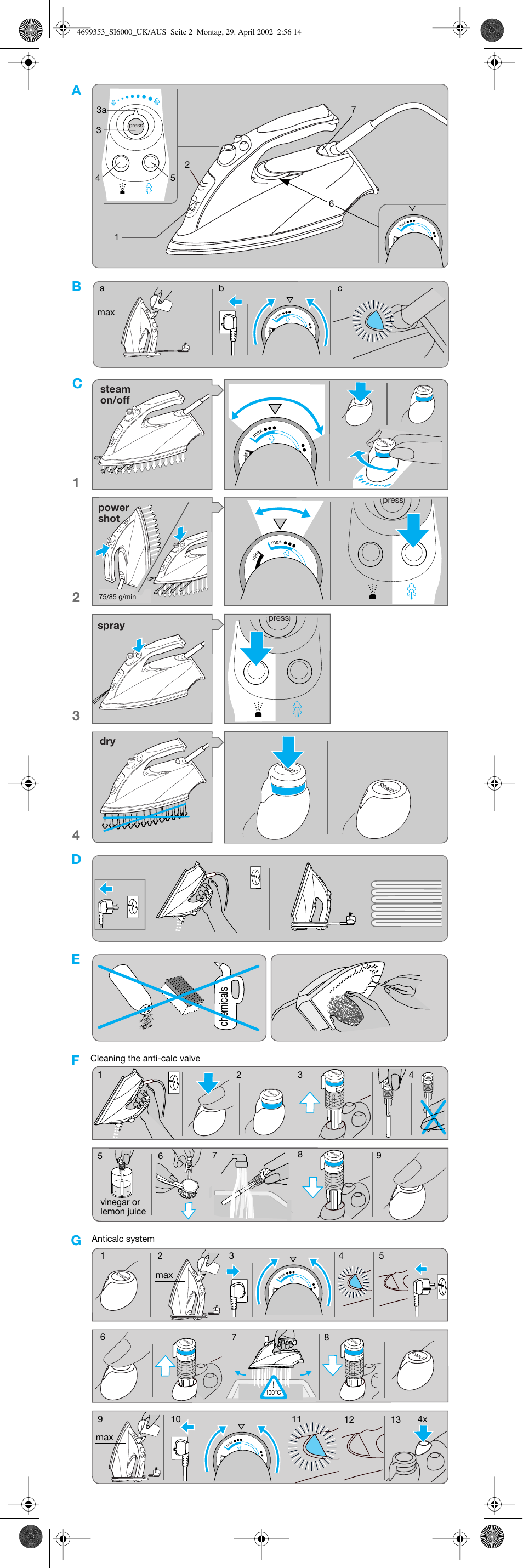 Bd e a, Chemicals | Braun 4 694 User Manual | Page 2 / 4