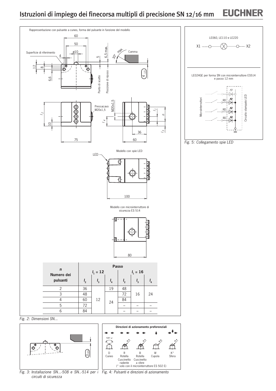 EUCHNER SN 12/16 mm User Manual | Page 12 / 12