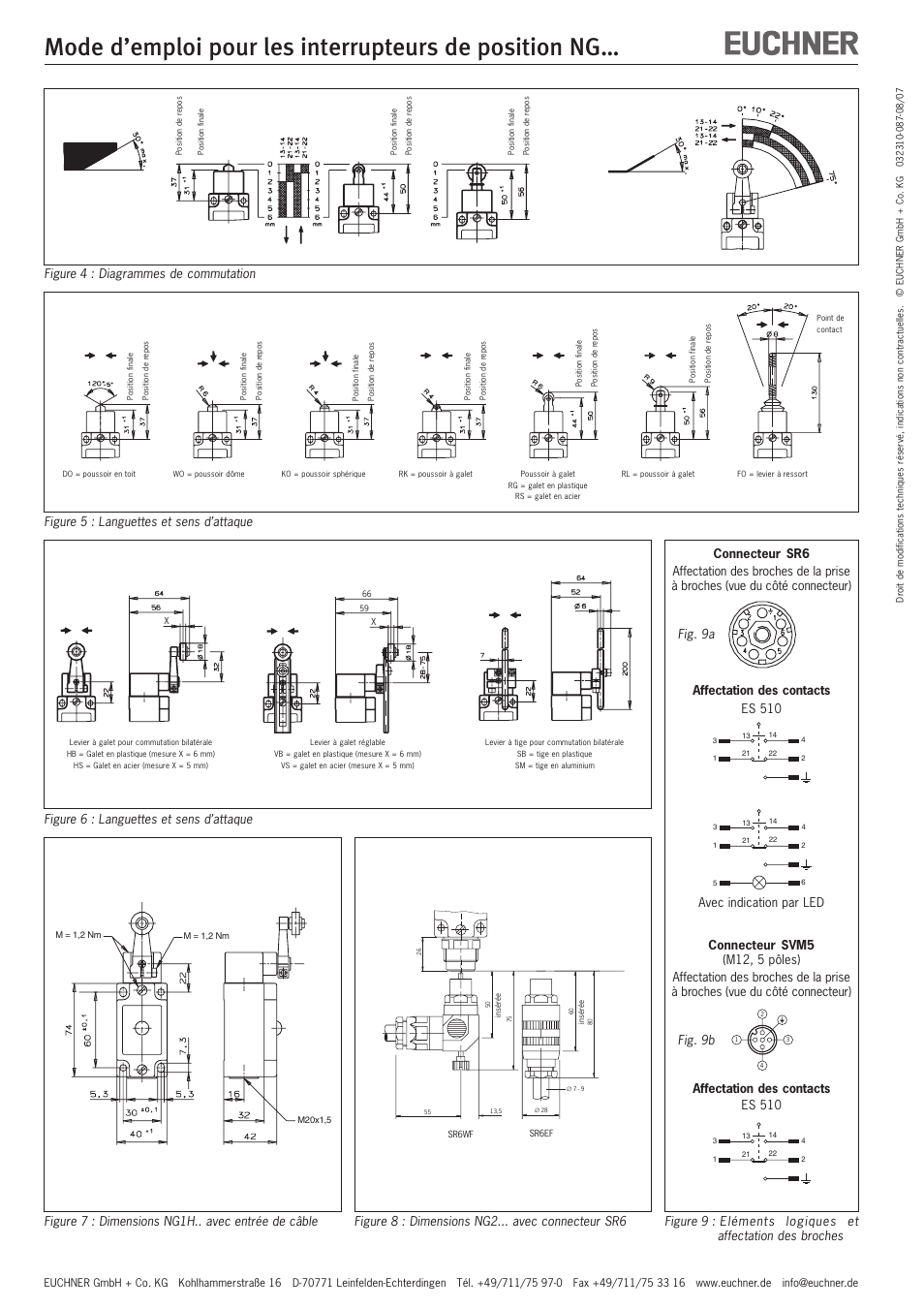 EUCHNER NGxxx User Manual | Page 6 / 8