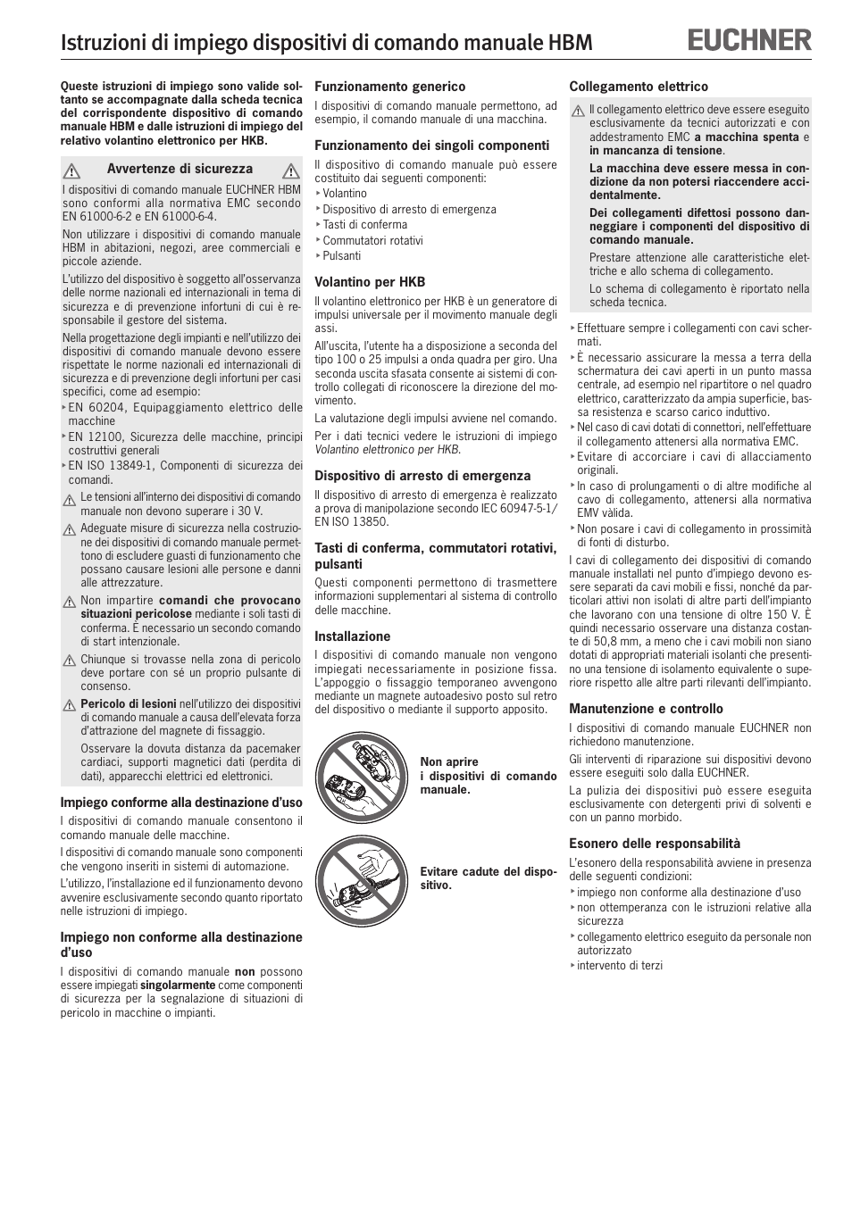 EUCHNER HBM User Manual | Page 7 / 8