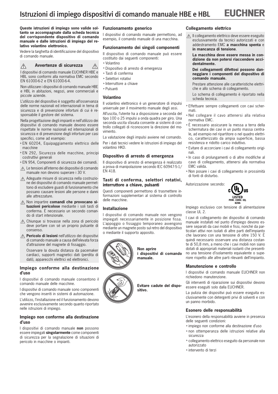 EUCHNER HBL User Manual | Page 7 / 8
