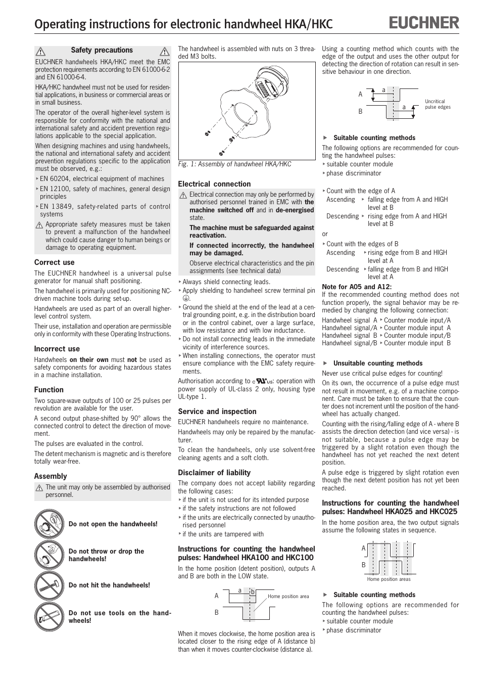 EUCHNER HKA User Manual | Page 3 / 8