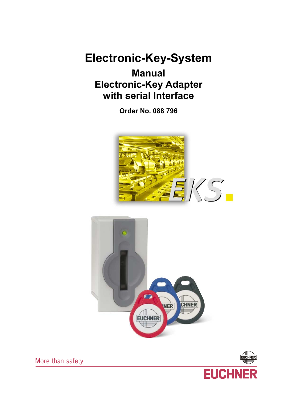 EUCHNER Electronic-Key Adapter with serial Interface User Manual | 24 pages
